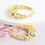 African Hoop Earrings for Women Girls Dubai Drop Earrings