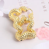 Copper African Hoop Earrings for Women Girls Dubai Drop Earrings