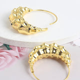 Copper African Hoop Earrings - Dubai Drop Earrings