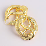 Copper African Hoop Earrings for Women Girls Drop Earrings