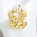 Copper African Hoop Earrings for Women Girls Dubai Drop Earrings