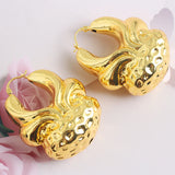 Copper African Hoop Earrings for Women Girls Jewelry Dubai Drop Earrings