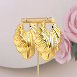 Copper African Hoop Earrings for Women Girls