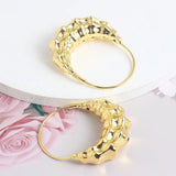 Copper African Hoop Earrings - Dubai Drop Earrings