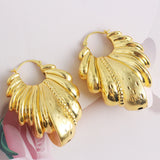 Copper African Hoop Earrings for Women Girls