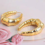 Copper African Hoop Earrings for Women Girls Dubai Drop Earrings