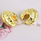 Copper African Hoop Earrings Women Girls Dubai Drop Earrings