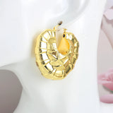 Copper African Hoop Earrings Women Girls Dubai Drop Earrings