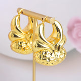 Copper African Hoop Earrings for Women Girls Jewelry Dubai Drop Earrings