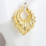 Copper African Hoop Earrings for Women
