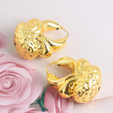 Copper African Hoop Earrings for Women Girls Jewelry Dubai Drop Earrings