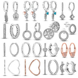 Silver Hoop Earrings for DIY Fine Jewelry Making