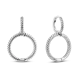 Silver Hoop Earrings for DIY Fine Jewelry Making