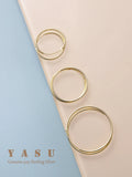 925 Silver 14k Plated Hoop Earrings for Women
