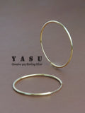 925 Silver 14k Plated Hoop Earrings for Women