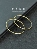 925 Silver 14k Plated Hoop Earrings for Women