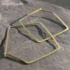 Hoop Earrings Charm Hammered Filled/925 Silver Brincos Pendientes