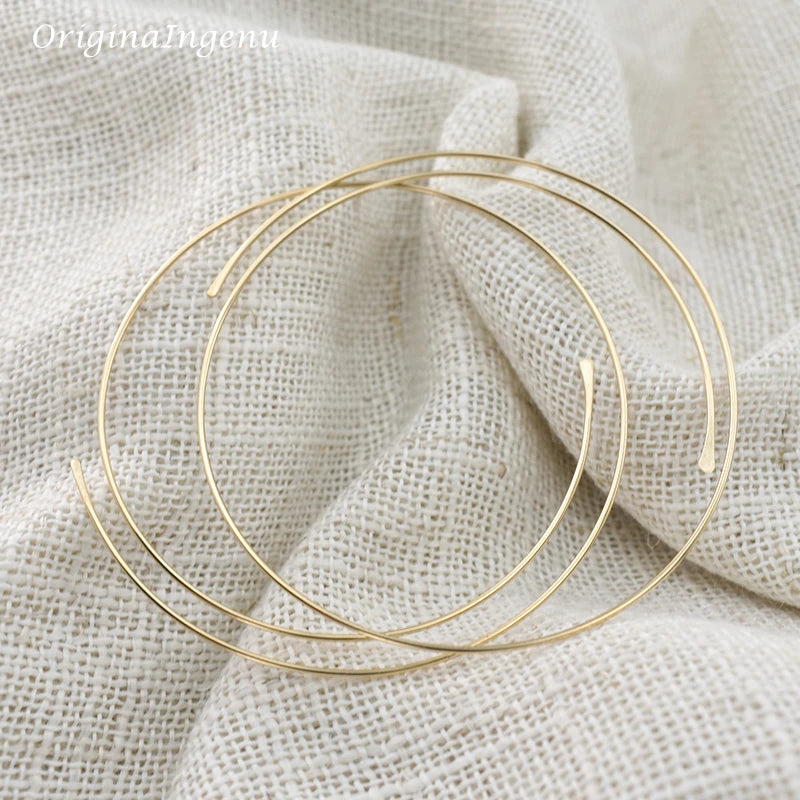 925 Silver Hoop Earrings Vintage Jewelry Gift Oorbellen Earrings