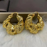 Ethiopian African Hoop Earrings for Brazilian Weddings