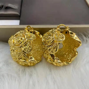 Ethiopian African Hoop Earrings for Brazilian Weddings