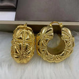 Ethiopian African Hoop Earrings for Brazilian Weddings