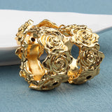 Flower Shape Bohemian Vintage Hoop Earrings for Women