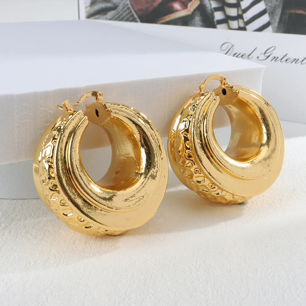 Irregular Bohemian Vintage Hoop Earrings for Women