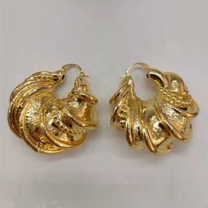 Bohemian Vintage Hoop Earrings Women African Drop Earrings