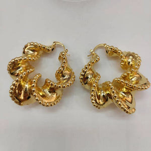 Bohemian Vintage Hoop Earrings Women African Drop Earrings