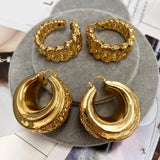 Women's Hoop Earrings Dubai Nigerian Wedding Jewelry