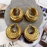 Women's Hoop Earrings Dubai Nigerian Wedding Jewelry