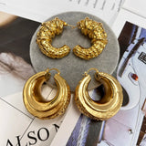 Women's Hoop Earrings Dubai Nigerian Wedding Jewelry
