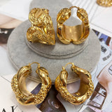 Women's Hoop Earrings Dubai Nigerian Wedding Jewelry