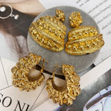 Women's Hoop Earrings Dubai Nigerian Wedding Jewelry