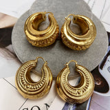 Women's Hoop Earrings Dubai Nigerian Wedding Jewelry