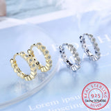 925 Sterling Silver Moissanite Stud Earrings 3mm Sparkling Lab Diamond Jewelry