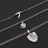 Mikaelson Family Crest Pendant Legacies Necklace Women Cosplay