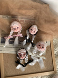 Horror Ghost Doll Lace Hair Clip Women Harajuku Brooch Halloween