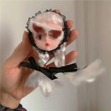 Horror Ghost Doll Lace Hair Clip Women Harajuku Brooch Halloween