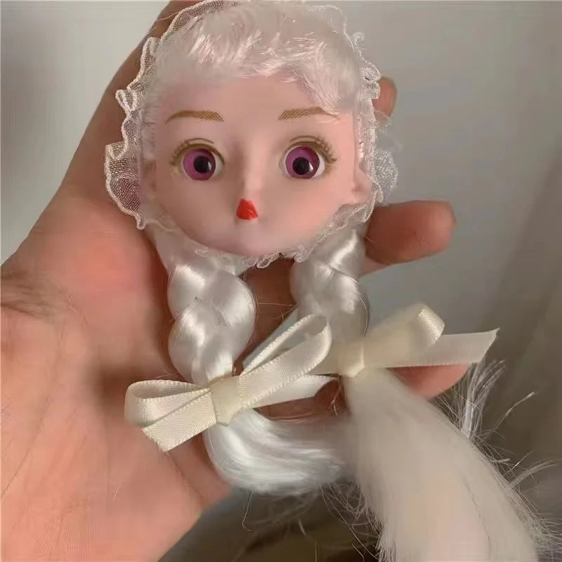 Horror Ghost Doll Lace Hair Clip Women Harajuku Brooch Halloween