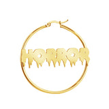 Horror Earrings Dangler Stainless Steel 1pair