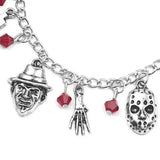Horror Movie Charm Bracelet Ghost Chain Halloween Costume Jewelry
