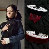 Orphan Esther Cosplay Necklace Gothic Velvet Lace Choker