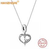 925 Silver Horse Pendant Necklace for Women Girls