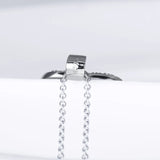 925 Silver Horse & Girl Pendant Necklace, Embrace Horse Gift