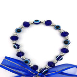 Horseshoe Eyes Handpalm Ribbon Key Chain Pendant Decorative Wall Hanging