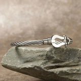 Horseshoe Bracelet Magnet Clasp Stainless Knot Chain Braided Couple Jewelry