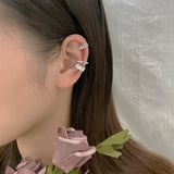 Charming Line Zircon Clip On Earrings Ear Cuff Without Piercing Jewelry