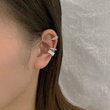 Charming Line Zircon Clip On Earrings Ear Cuff Without Piercing Jewelry