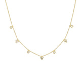 925 Silver Rotation Charm CZ Beads Choker Necklace Pendant Women Gift